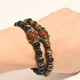 thumbnail image 4 of 2pcs Bracelet, Jewelry Bracelet For Men Crown, Tiger Eye Amethyst Bracelet, 4 of 5