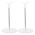 thumbnail image 1 of 2pcs Doll Supports Little Figure Display Stands Adjustable Height Doll Stands for Shop, 1 of 7