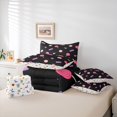 thumbnail image 6 of Manfei Cartoon Halloween 7-Piece King Bedding,Thanksgiving Pattern King Bed in a Bag,Halloween Reversible, 6 of 7
