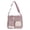 Purple, variant on Faraee Cute Messenger Bag Womens Canvas Shoulder Crossbody Purse Multi Pockets Top Handle Satchel Casual College School Handbag Black