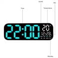 thumbnail image 4 of Reloj Digital Grande con Pantalla LED, Temperatura, Fecha y Semana, Brillo Ajustable de 10°, con Control Remoto., 4 of 5