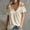 8# Khaki, variant on Off The Shoulder Tops for Women Ruffle Trim Blouse For Women Boho Flowy Peasant Top With Elastic Neckline Army Green L