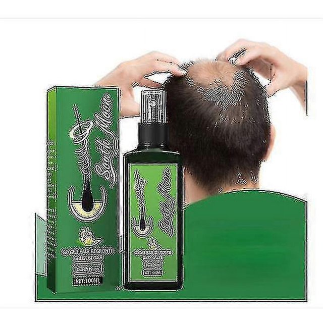 Spray para el crecimiento del cabello South Moon, nutrición fuerte para el cabello, reparación nutritiva, solución para el cuidado del cuero cabelludo denso, 100 ml