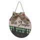 thumbnail image 3 of Letrero Colgante De Navidad, Letrero Colgante Decorativo De Madera De álamo Para El Hogar ANGGREK Christmas Round Hanging Sign, 3 of 8