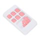 thumbnail image 1 of 24 Pcs Solid Color False Toe Nails Short Square Fake Toenails Artificial Nail Tips for Women GirlsF152, 1 of 5