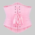 thumbnail image 6 of DuoJiaJ Womens Waist Cincher Corset, Lace Up Shaping Belt Festival Outfit Pink Sizes XS-2XL, 6 of 7