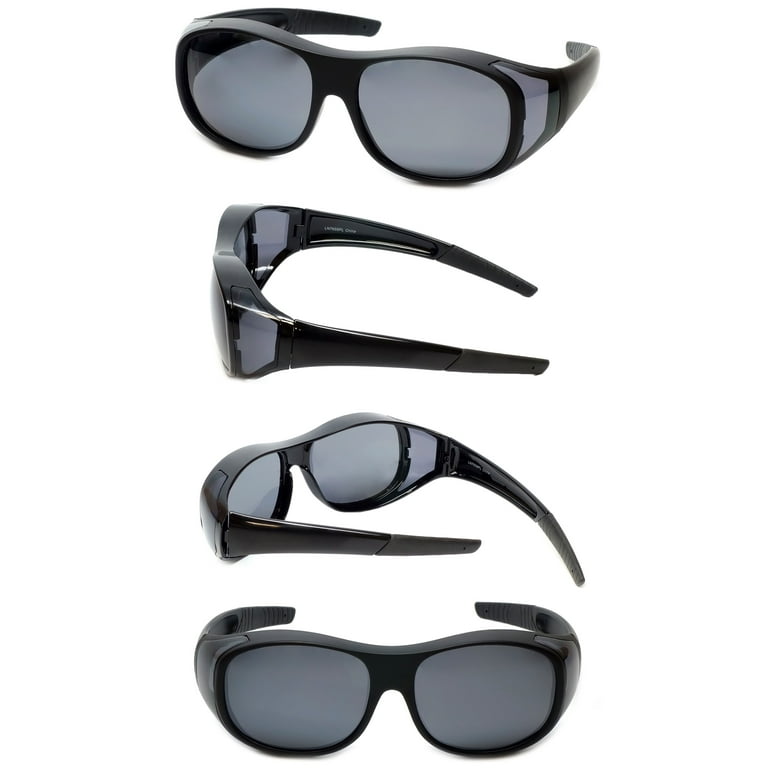 2 Extra Wide Fit Over Most Rx Glasses Cover Sunglasses Safety
