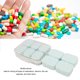 thumbnail image 4 of Organizador de Medicamentos para Pastillero Caja de Viaje para Pastillero Caja de Vitaminas Combo Diario para Soporte Almacenamiento en Estanterías ANGGREK Otros, 4 of 8