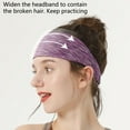 thumbnail image 3 of Mightlink Sports Headband High Elasticity Breathable Wide Elastic Fitness Sweat Absorption Jogging Quick Dry Cycling Sweatband for Gym, 3 of 7