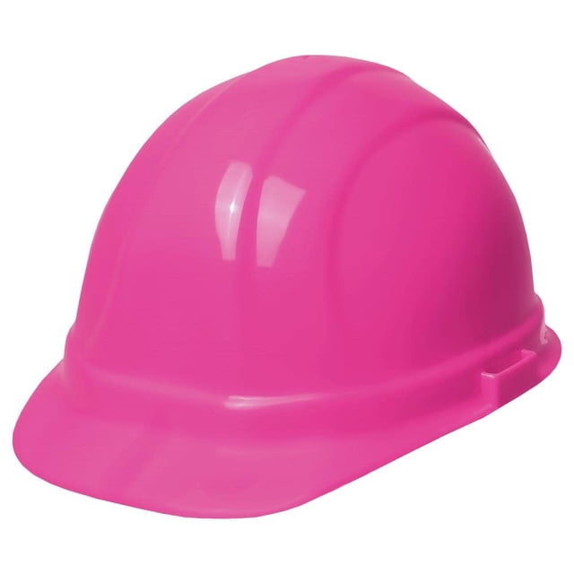 Casco ERB 19129 Omega II estilo gorra con cierre deslizante rosa fluorescente
