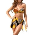 thumbnail image 2 of Augper Women's Large Sexy Split Swimsuit Fashion Slim Swimsuit Set, 2 of 7
