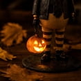 thumbnail image 6 of Cute Resin Ghost Sculpture with LED Night Light Fun Desktop Ornament for Seasonal Home Shelf and Halloween Tabletop Decoration, 8 Inch, 6 of 8