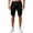 Black, variant on MIXUE Mens Shorts Summer Solid Color Linen Pockets Trousers Beach Mens Workout Shorts Outwear,Black,XL