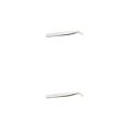 thumbnail image 2 of Seitruly Pinzas para pestañas de acero inoxidable, punta recta curvada de alta precisión, pinza para cejas, suministros para pestañas flexibles, quince 2piezas Seitruly CBP352873, 2 of 6