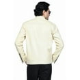 thumbnail image 5 of Men's Ivory Leather Jacket, 5 of 7
