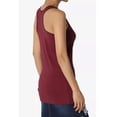 thumbnail image 6 of Women's Premium Cotton Vest Basic Soft Stretch Racerback Tank Top Solid Color, 6 of 8