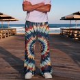 thumbnail image 6 of Iaqnaocc Mens Sweatpants Tie Dye Open Bottom Baggy Sweat Pants Straight Leg Athletic Breathable Sweatpants With Pockets Navy L, 6 of 7