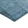 thumbnail image 4 of 3' X 5' Denim Blue And Navy Blue Ombre Washable Indoor Outdoor Area Rug, 4 of 5