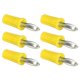 thumbnail image 5 of 100 conectores banana de 4 mm, ABS, latón niquelado, buen rendimiento, herramientas de conexión eléctrica, amarillo, 5 of 14