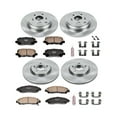 thumbnail image 3 of Power Stop Front and Rear Stock Replacement Brake Pad and Rotor Kit KOE6084 Fits 2013 Honda Pilot, 3 of 8