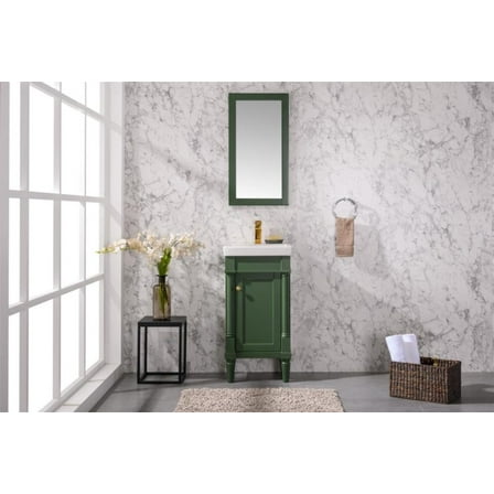 Legion Furniture WLF9218-VG 18 in. Sink Vanity, Vouge Green