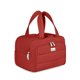 thumbnail image 1 of Neceser de viaje con diseño superior acolchado, tamaño grande, para mujer, color granate, 1 of 8