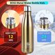 thumbnail image 4 of Paquete de 2 botellas de agua aisladas de 17 oz, botellas de agua de acero inoxidable al vacío de doble pared, botella de agua deportiva de metal a prueba de fugas, mantiene la bebida caliente y, 4 of 5