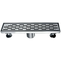 Dawn LRO050504 Rio Orinoco River Series Square Shower Drain 5"L Polished Satin