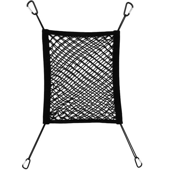 Labwork 13.98" × 15.55'' Car Dog Pet Barrier Guard Back Seat Mesh Net For SUV Truck