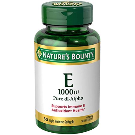 UPC 643950749799 product image for 5 Pack - Nature's Bounty Vitamin E 1000 IU Pure dl-Alpha, 60 Softgels Each | upcitemdb.com