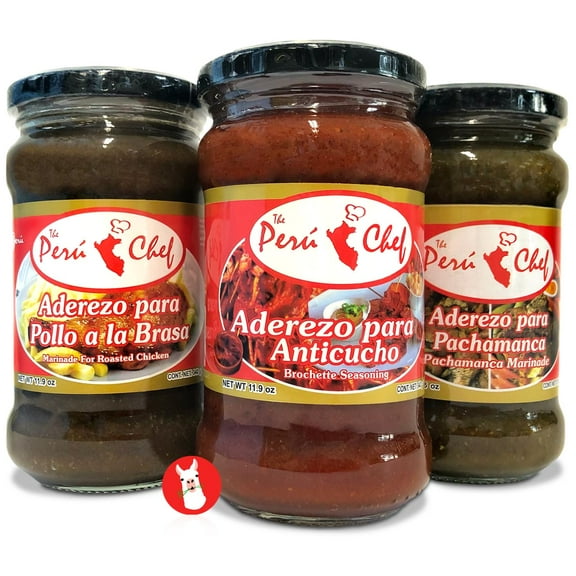 Peruchef Aderezo para Pollo, Pachamanca & Anticucho Combo