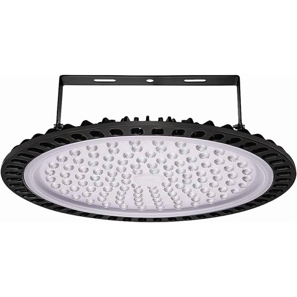 Sararoom 500W 110V UFO LED High Bay Light No Plug, FCC Listed, LED Warehouse Light 50000 Lumen 6500K Daylight White LED Shop Light Commercial Bay Lighting for Factory Industry Workshop Garage