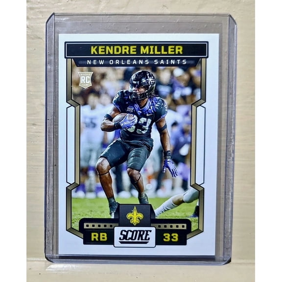 Kendre Miller 2023 Panini NFL #321 Score Rookie Football Card Buccaneers
