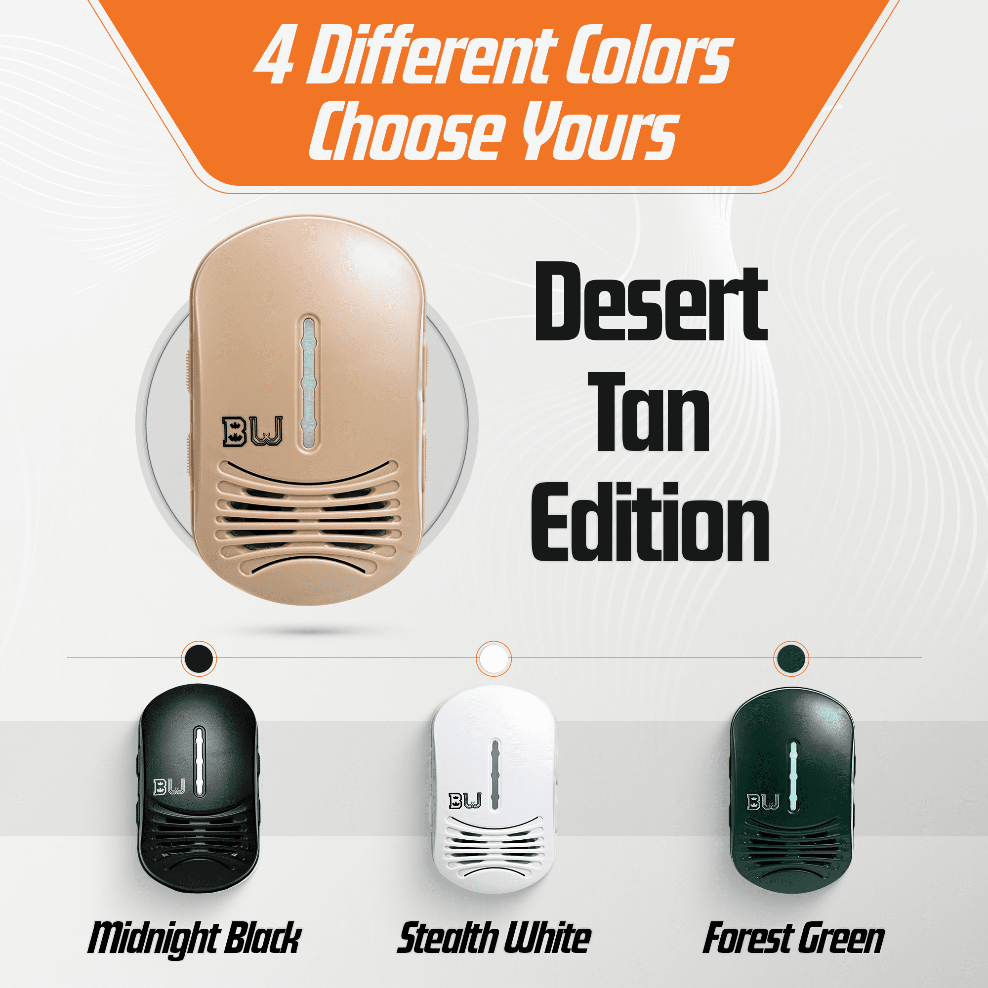BEU-T Bat Expulsion Unit – Desert Tan Edition, Equipped with Dynamic Ultrasonic Bat Repellent Technology