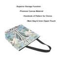 thumbnail image 3 of FORMRS Womens Canvas Tote Bag with Zipper Inner Pocket Shoulder Handbag, Vibrant Abstract Design, 3 of 7