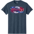 thumbnail image 2 of Men's Hendrick Motorsports Team Collection  Heather Navy William Byron Liberty University Car T-Shirt, 2 of 3