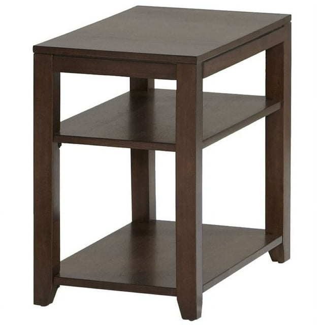Progressive Furniture Table de Chevet en Bois Daytona en Noyer Brun Royal