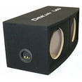 thumbnail image 4 of Deejay LED 10" Double Center Port Vented Round Empty Car Bass Speaker Box, 4 of 5
