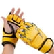 thumbnail image 3 of BOROCO Guantes De Boxeo Sin Dedos, Saco De Boxeo De 4 Colores con Palmas Abiertas, Guantes De Combate De Kickboxing para Hombres Y Mujeres, Entrenamiento De Boxeo(Amarillo), 3 of 5
