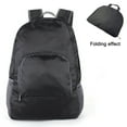 thumbnail image 2 of 1 Uds mochila plegable ultraligera resistente al agua duradera Camping viaje senderismo mochila para hombres y mujeres negro, 2 of 8