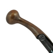 Decorative Victorian Canes and Walking Sticks for Men & Women - 36 Brown Ebony Brass Handle Unisex Derby Foldable Cane | Hind Handicrafts (36 inch, Antique)
