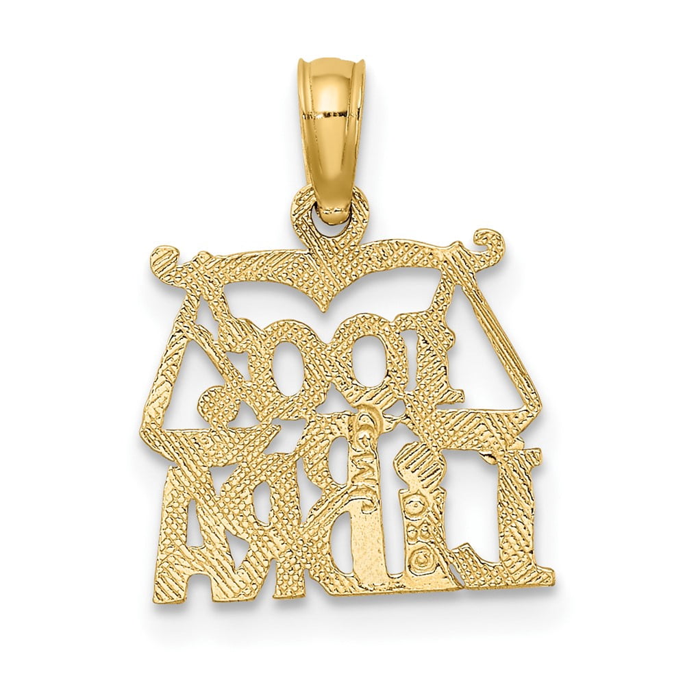 Finest Gold 10K 100 Percent Libra Zodiac Charm