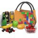 thumbnail image 3 of Fotbe Colorful Building Blocks A Bolsa Térmica Portátil con Estampado, Bolsa de Entrega de Alimentos Aislada, Bolsa Reutilizable de Gran Capacidad para Comidas y Supermercado, 3 of 6