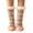 Pink, variant on LYMAYTER Slip Grip Socks for Women Classic Buffalo Plaid Mid-Calf Socks Winter Non-Skid Warm Slipper Socks