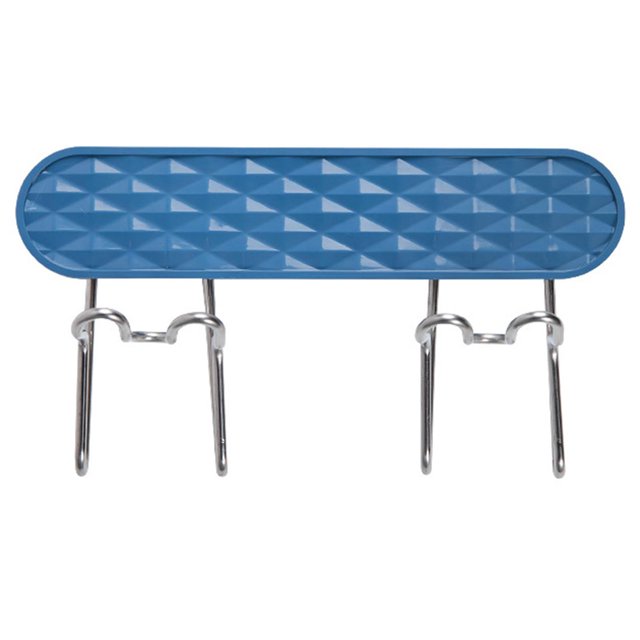 Soporte Para Cepillos De Dientes Cojinete Multipropósito Peso Estante De Almacenamiento Para Cepillos De Dientes Sin Perforaciones Fácil De Instalar Colgador De Pared Con 2 Ranuras Para El Baño Advancent HA028007-01