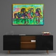 thumbnail image 4 of Epic Art 'Three Horses' by Dean Russo, Acrylic Glass Wall Art, 36"x24", 4 of 8