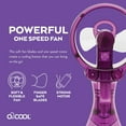 thumbnail image 4 of O2COOL 3.5 inch Battery Powered Misting Fan for Personal Cooling - Purple, 4 of 5