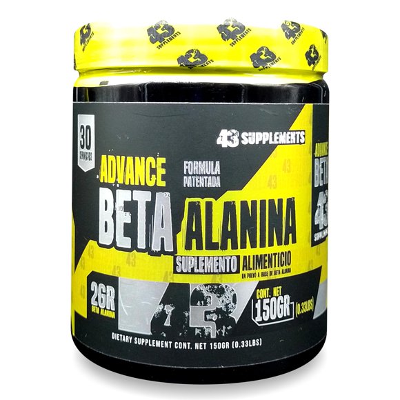 Beta Alanina Advance 150 gr 30 serv sin sabor 43 Supplements 43SUPBETAALANINA150G