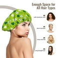 thumbnail image 6 of St Patrick's Day Green Silk Bonnet for Sleeping Women/Men, Adjustable Elastic Satin Bonnet Bonnet for Sleeping, Soft Similar Silk Curly Hair Bonnet for Sleeping, 6 of 7