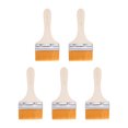 thumbnail image 1 of Unique Bargains 3' Width Small Paint Brush Natural Bristle with Wood Handle Painting Tool 5 Packs, 1 of 5